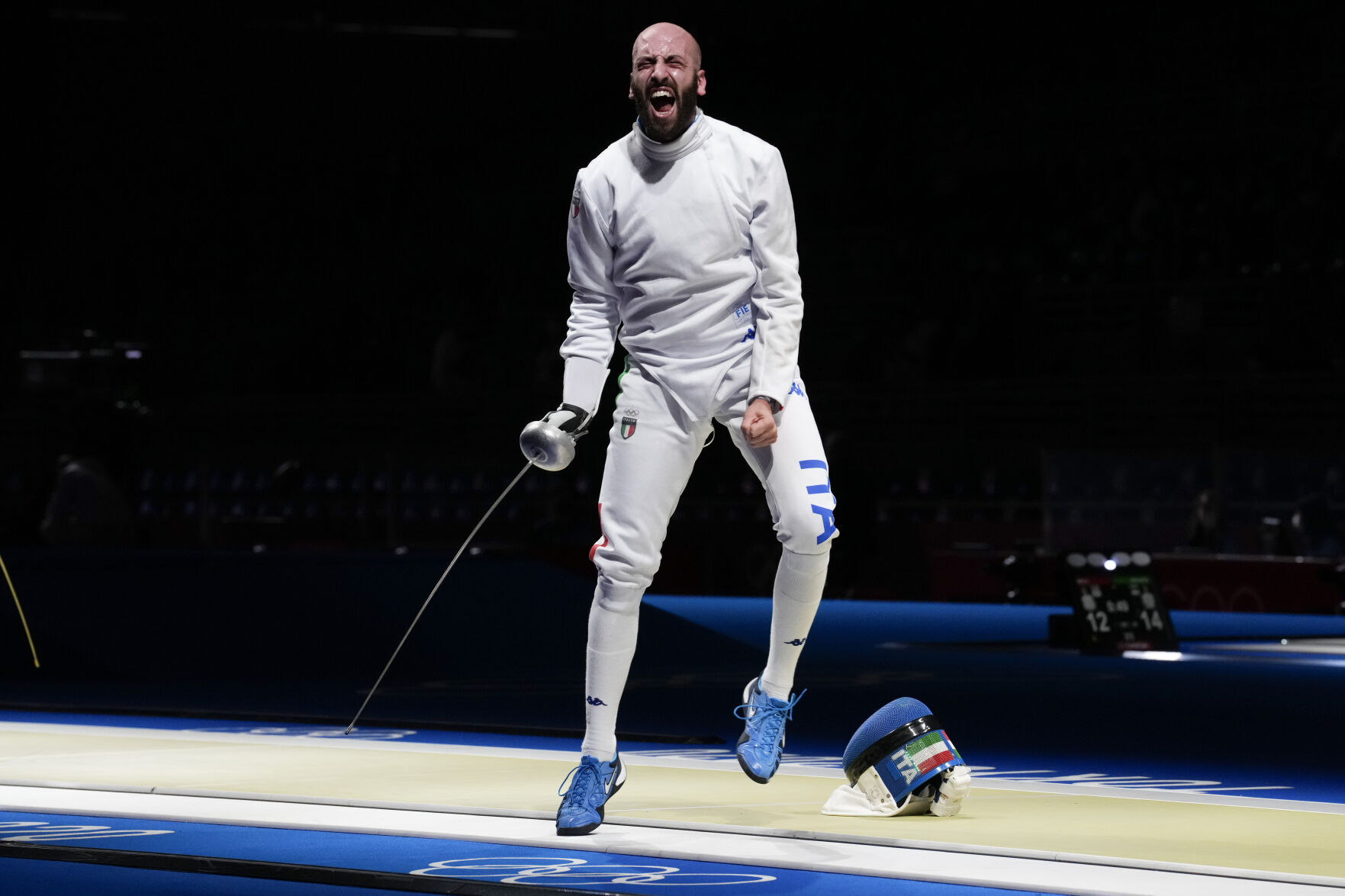 APTOPIX Tokyo Olympics Fencing